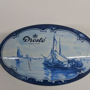 Vintage Droste harlem holland metal tin box